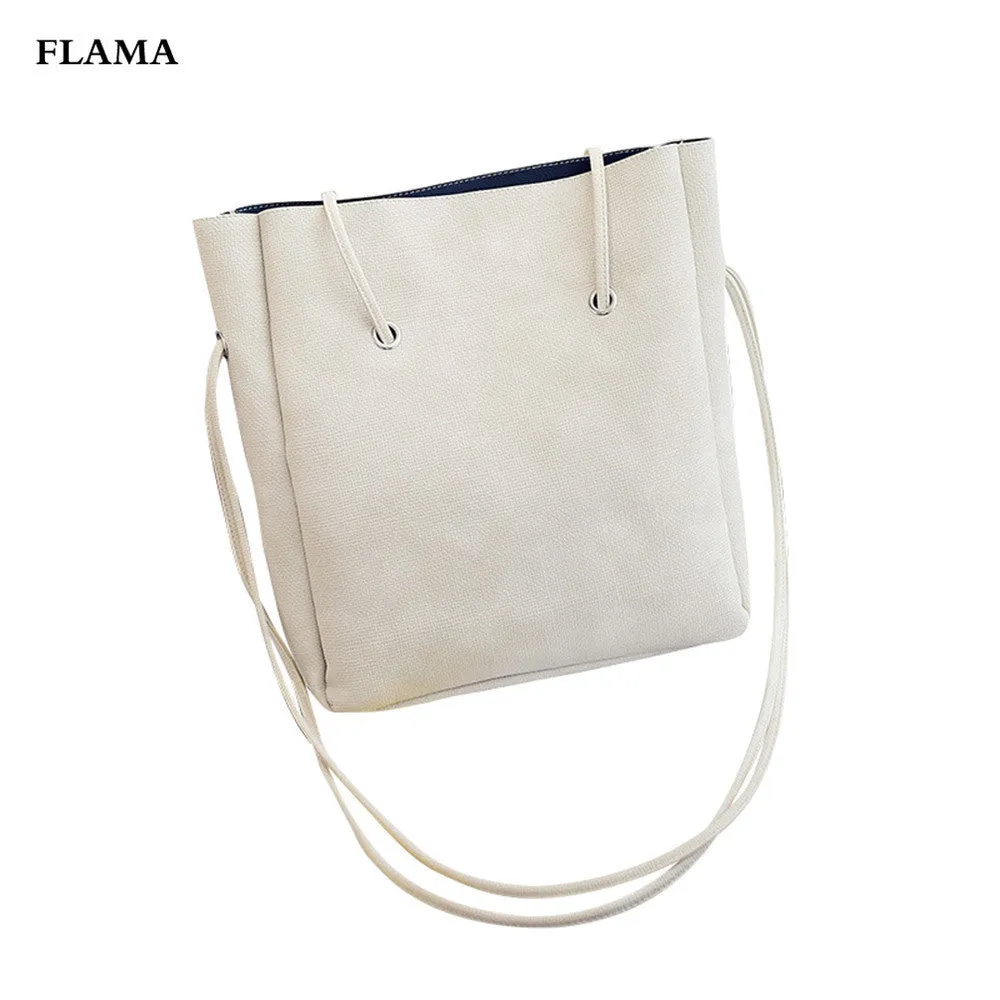 2 pcs Bag Vintage Leather Crossbody Shoulder Shoulder Bags+Clutch Bag women messenger bags Ladies Tote