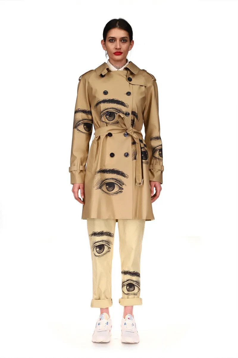 '2004 EYE REISSUE' KHAKI TRENCH