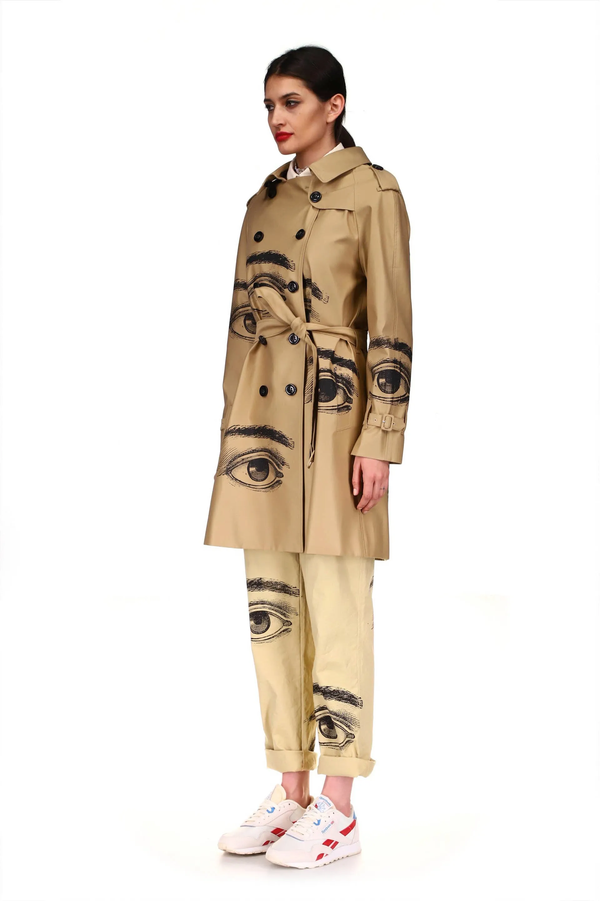 '2004 EYE REISSUE' KHAKI TRENCH