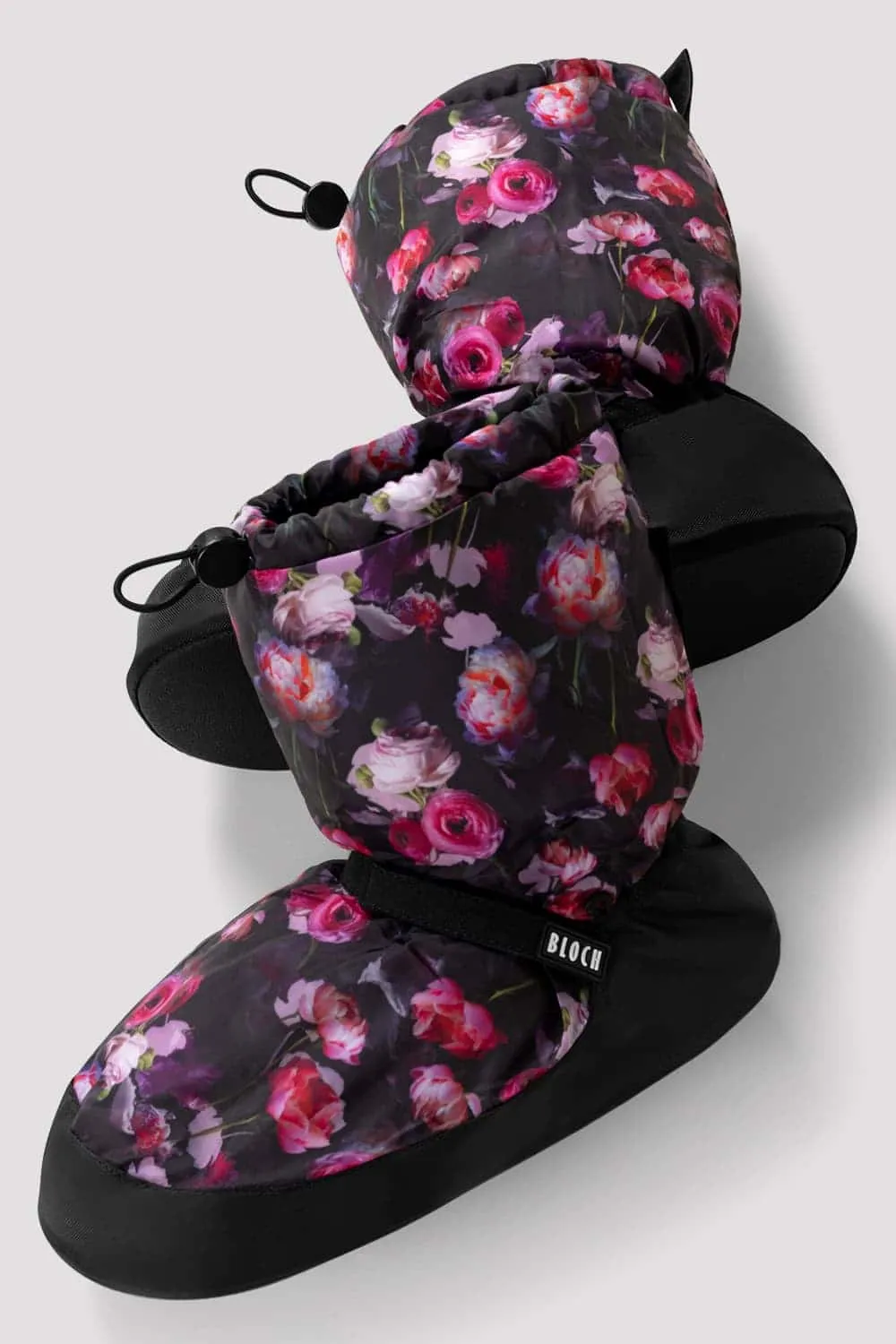 Adult Floral Print Warm Up Booties