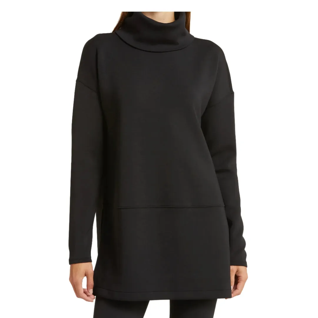 AIRESSENTIALS TURTLENECK TUNIC BLACK