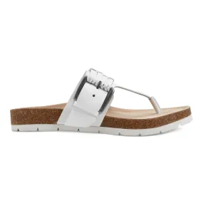 Aldora Woven Round Toe Casual Flat Sandals