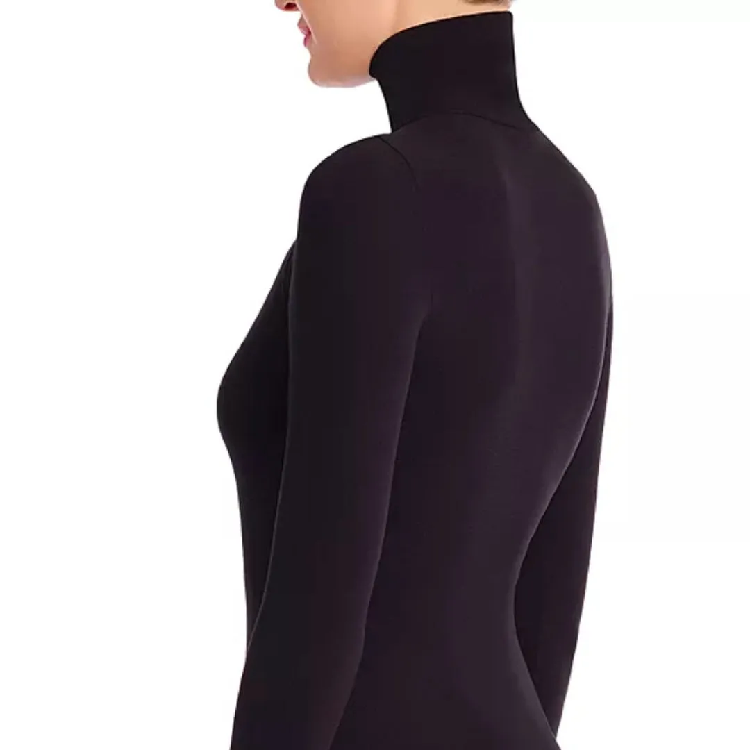 BALLET TURTLENECK BODYSUIT BLACK