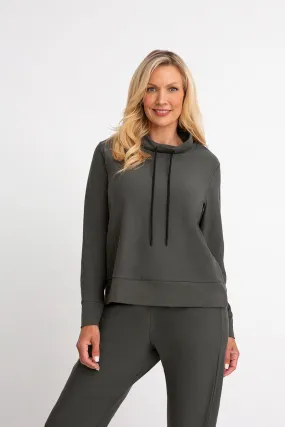 Bamboo Fleece Sweatshirt Long Sleeve | Raven