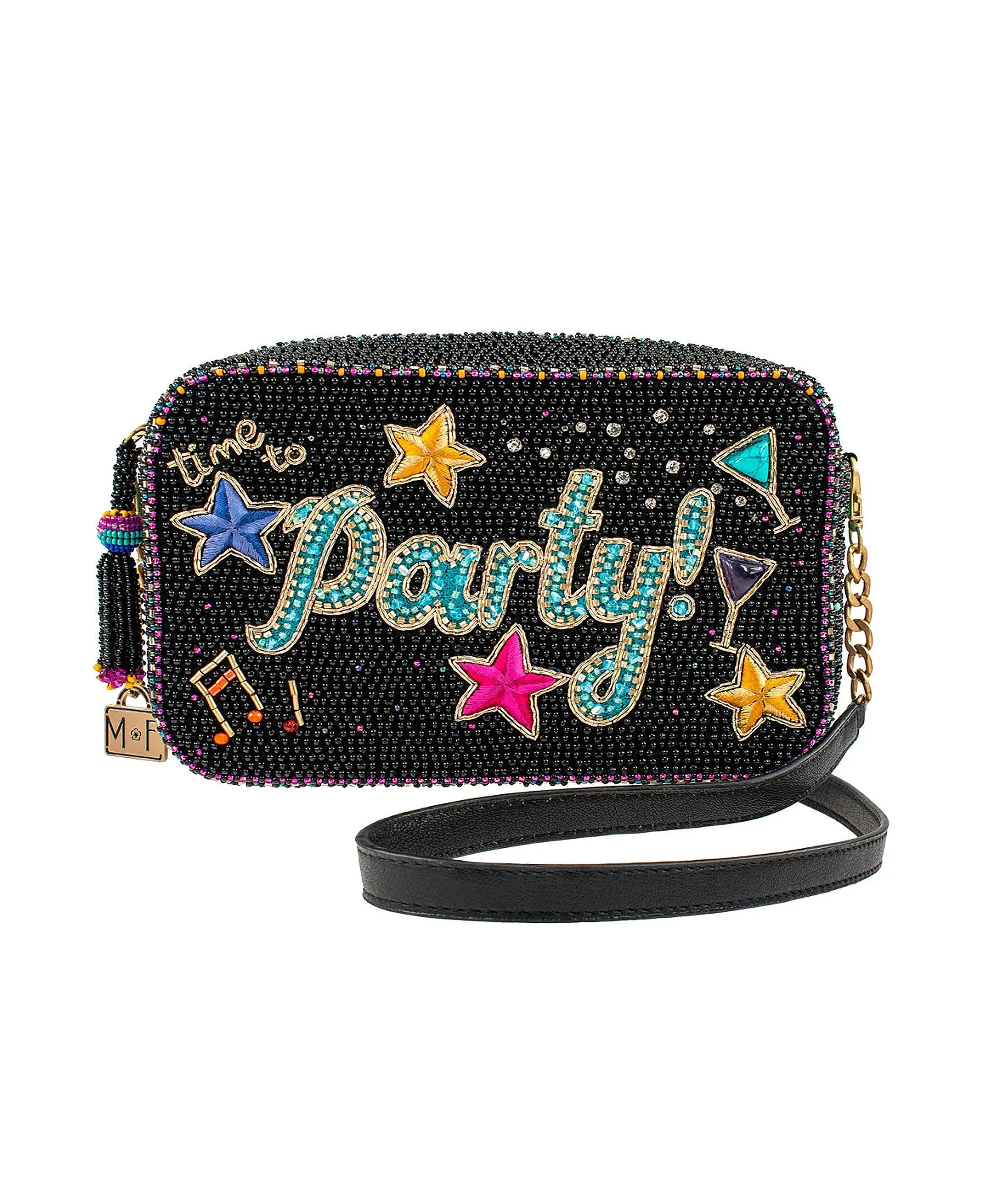 Beaded Time to Party Crossbody Bag