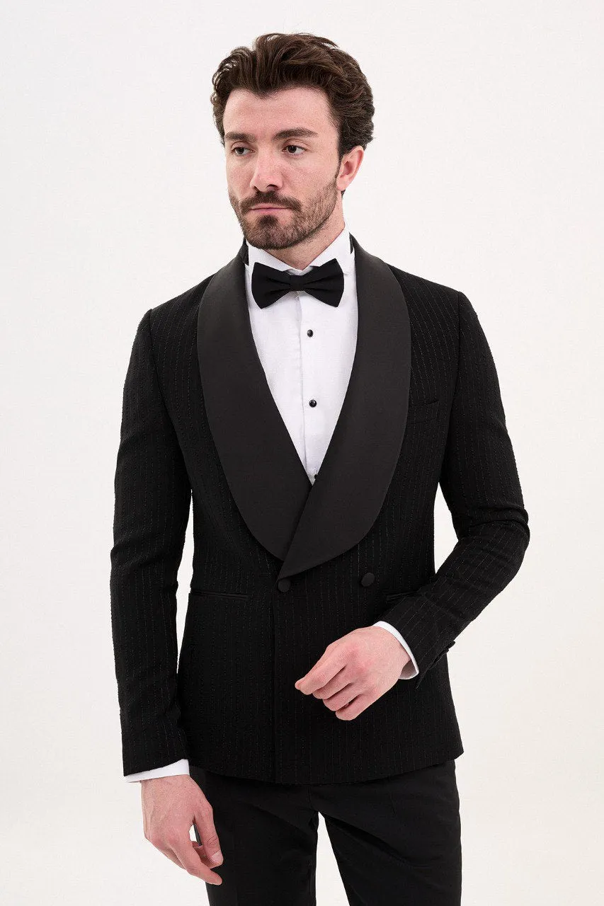 Black Shawl Collar Tuxedo.