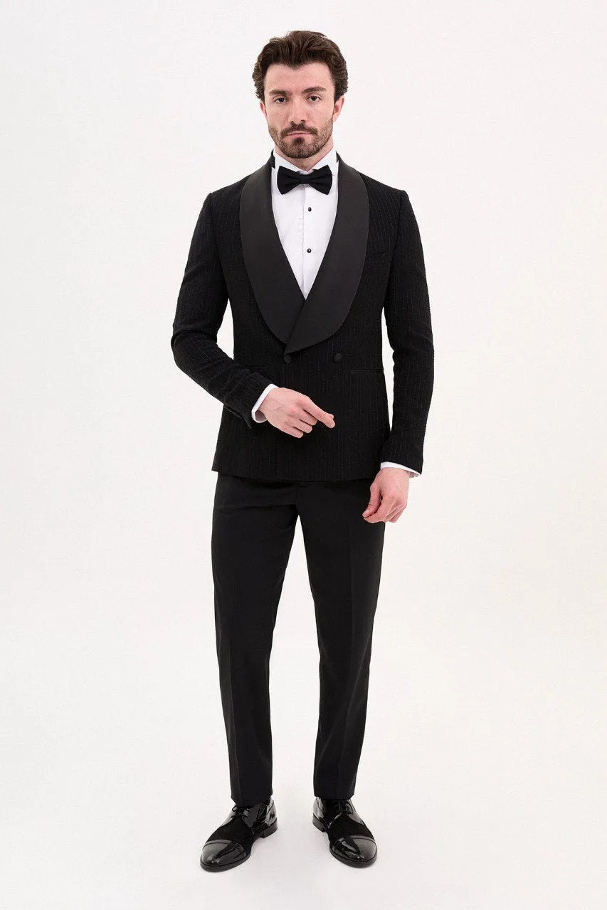 Black Shawl Collar Tuxedo.