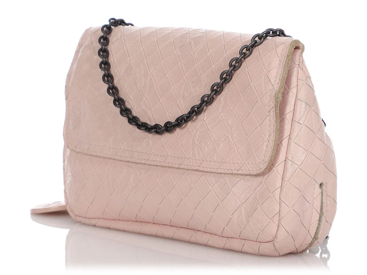 Bottega Veneta Small Embossed Butterfly Chain Crossbody