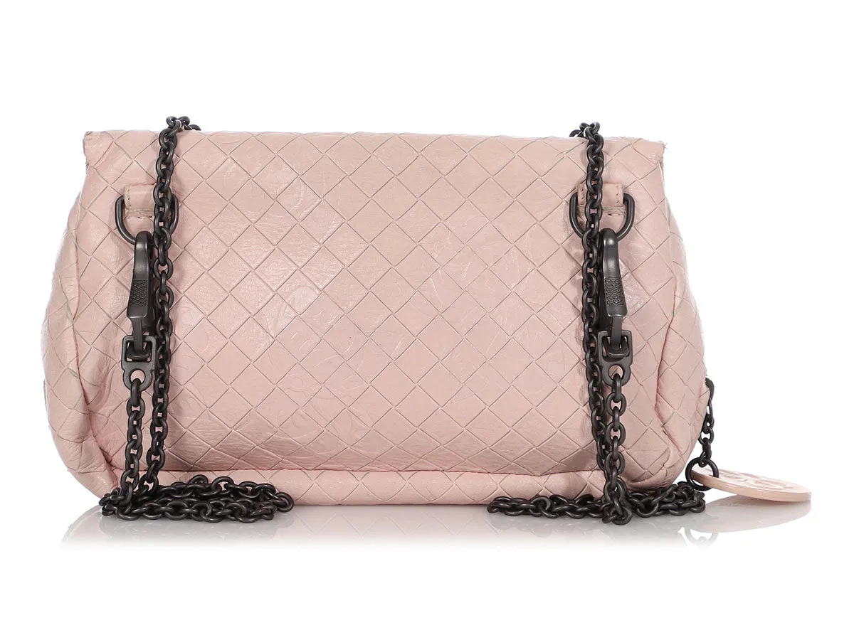 Bottega Veneta Small Embossed Butterfly Chain Crossbody