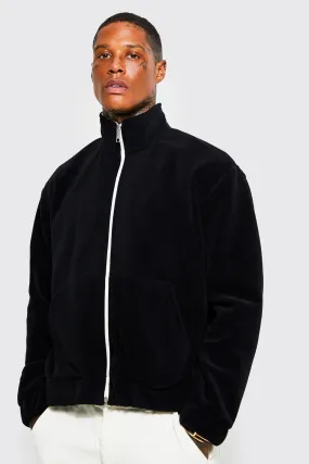 Boxy Polar Fleece Zip Through 