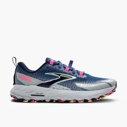 Brooks Cascadia 18 Oceana / Pearl Blue / Pink  Adventure on the agenda? Lace up the women's Cascadia 18 mountain trail-running s