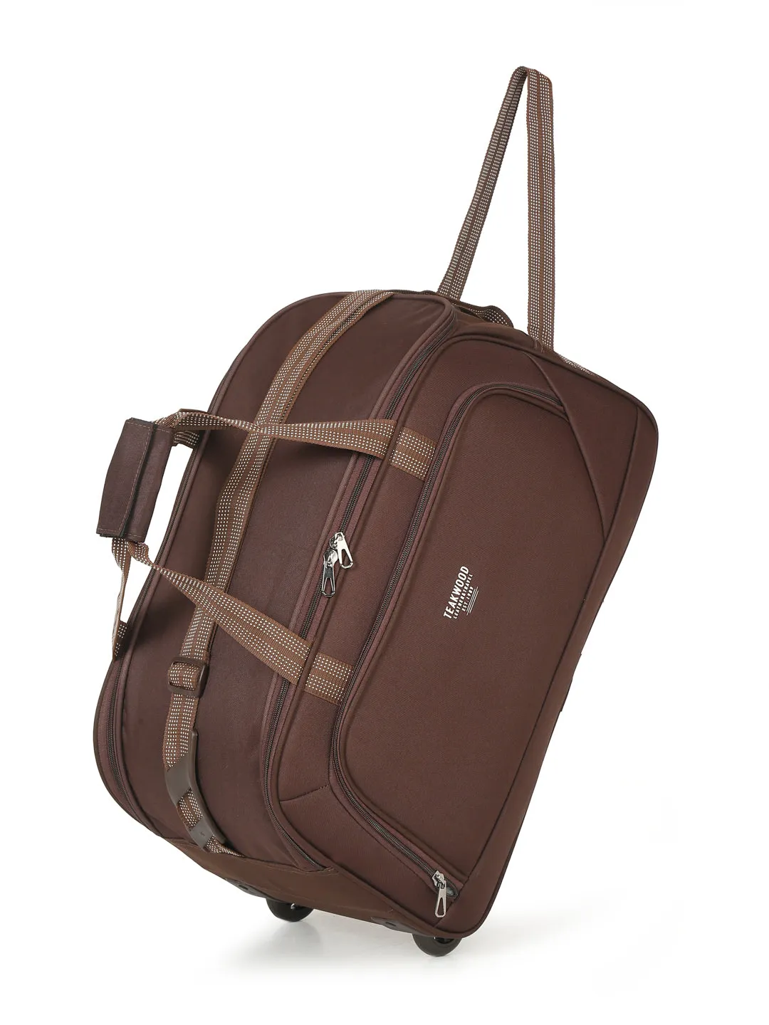 Brown Printed Medium Duffel Bag - Clearance sale