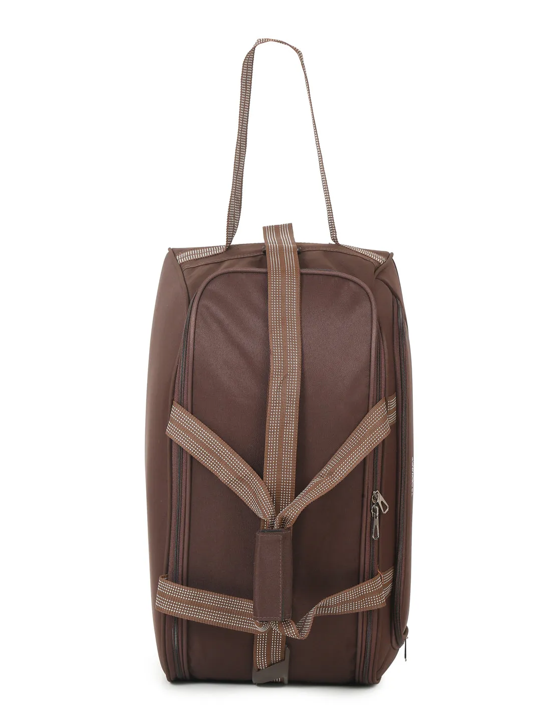 Brown Printed Medium Duffel Bag - Clearance sale