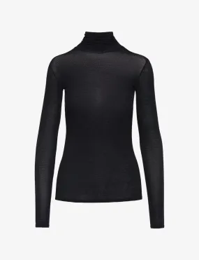 Butter + Cashmere Turtleneck | Black