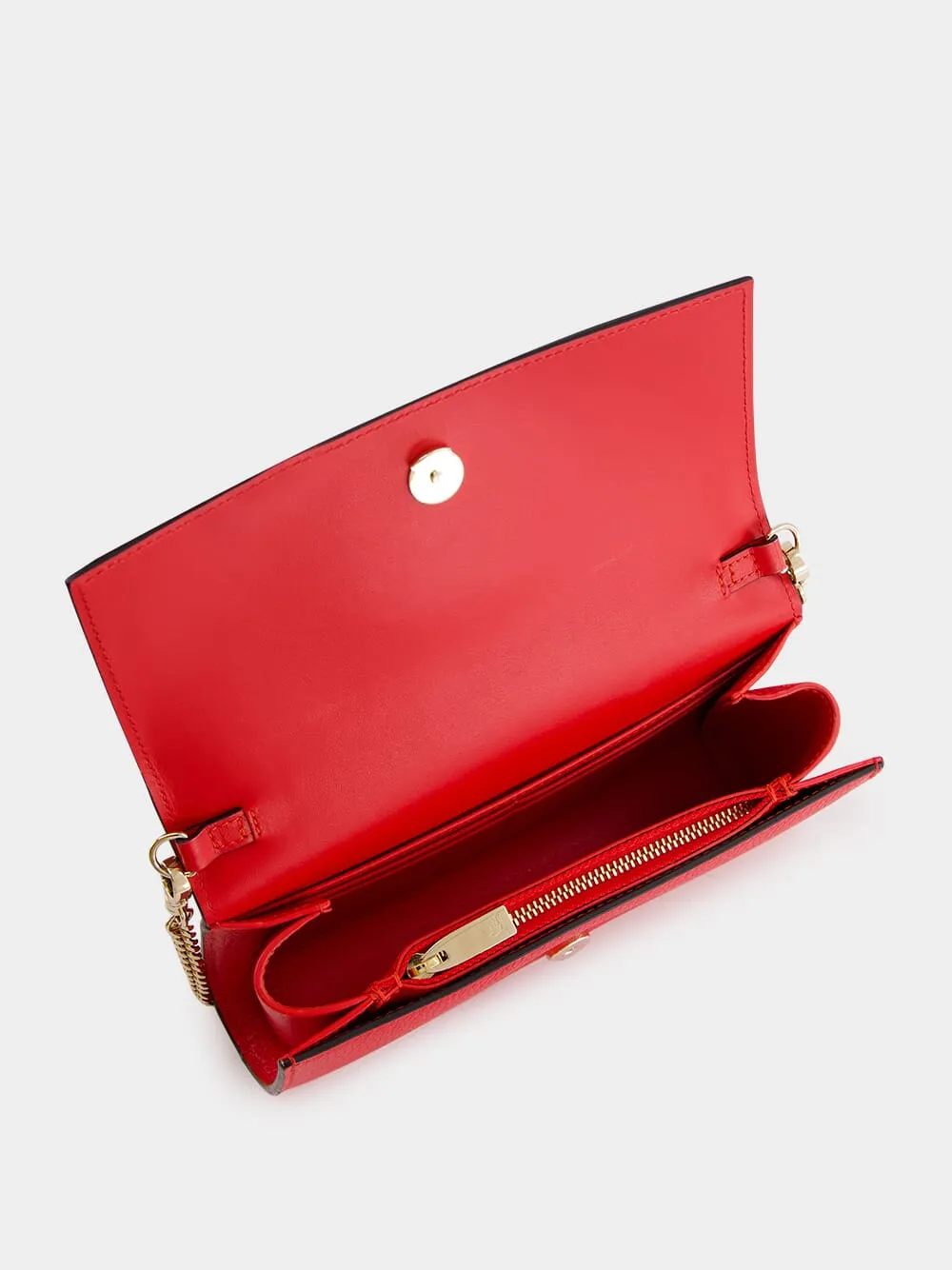 By My Side Red Clutch