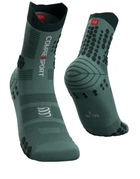 Calcetines Compressport Pro Racing V3.0 3Dots Verde