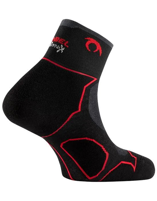 Calcetines Lurbel Bmax Desafío Negro Rojo