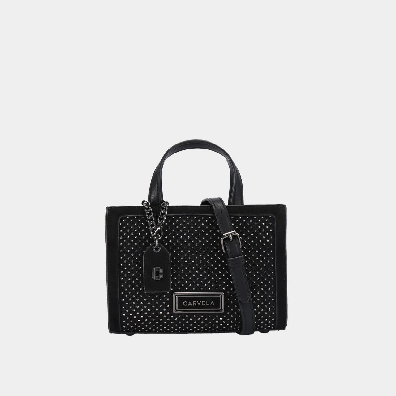 CARVELA Hotsox Mini Tote Bag - BLACK