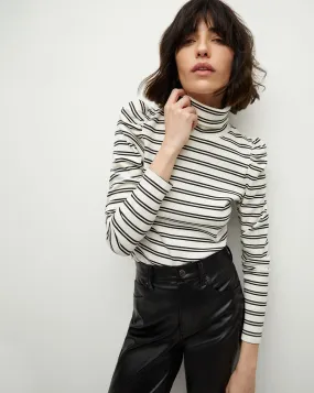 Cedar Striped Turtleneck