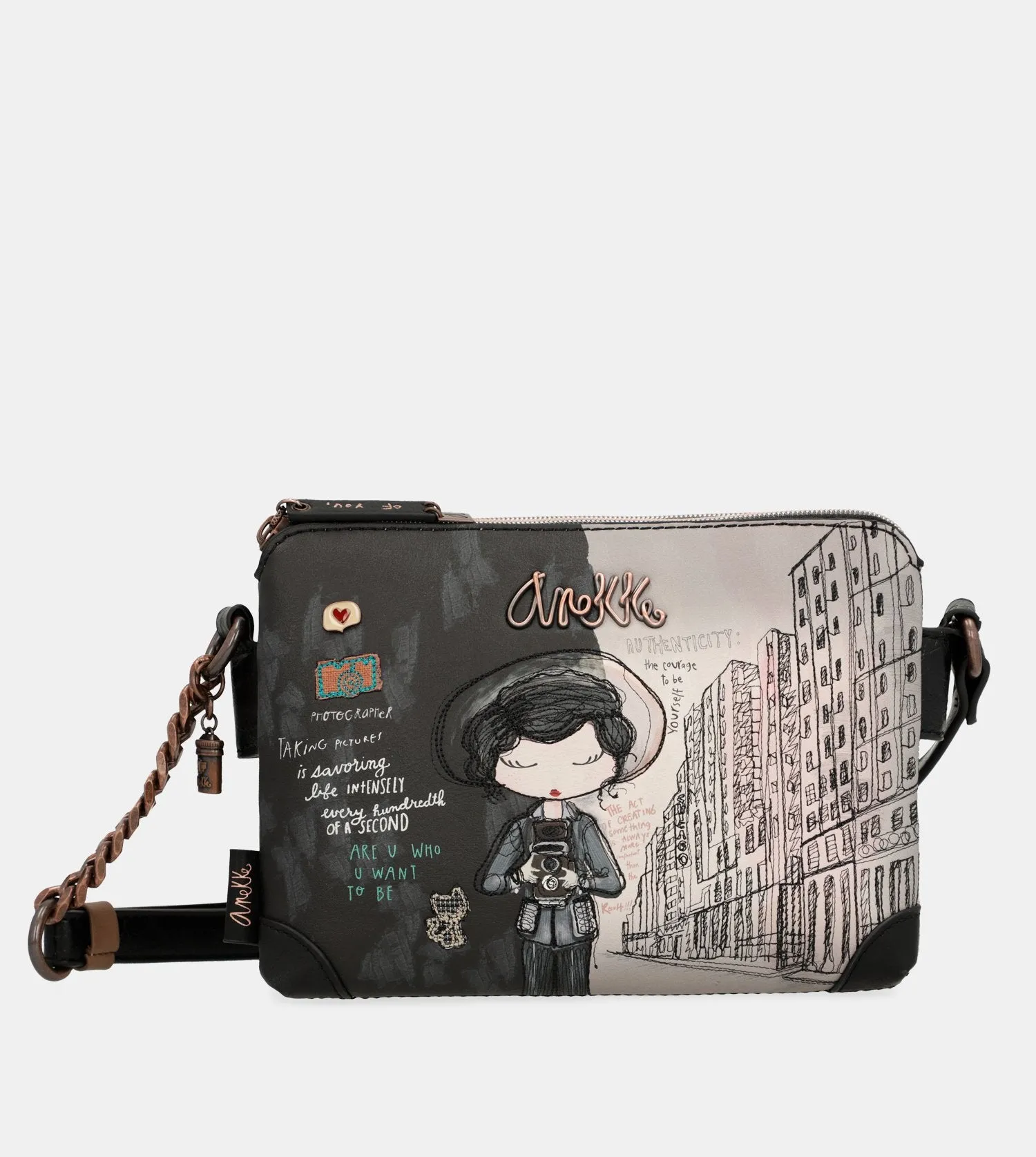 City Moments crossbody bag with a chain strap