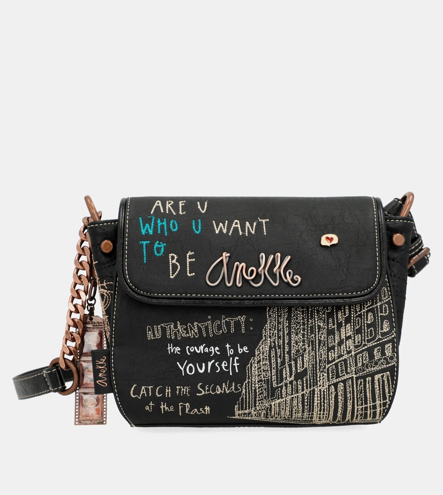 City Moments crossbody bag with a flap