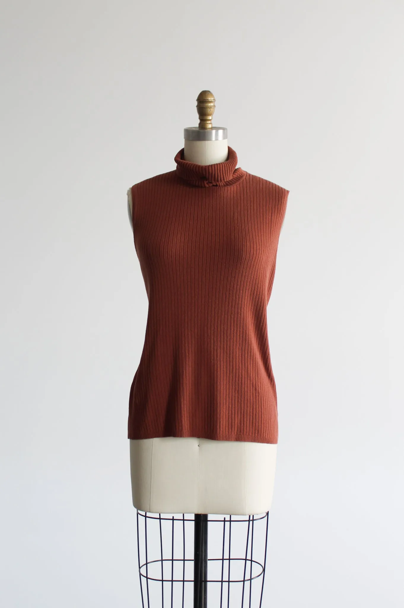 clay silk turtleneck