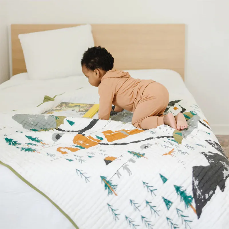 Clementine Kids - Large Throw Blanket - National Parks