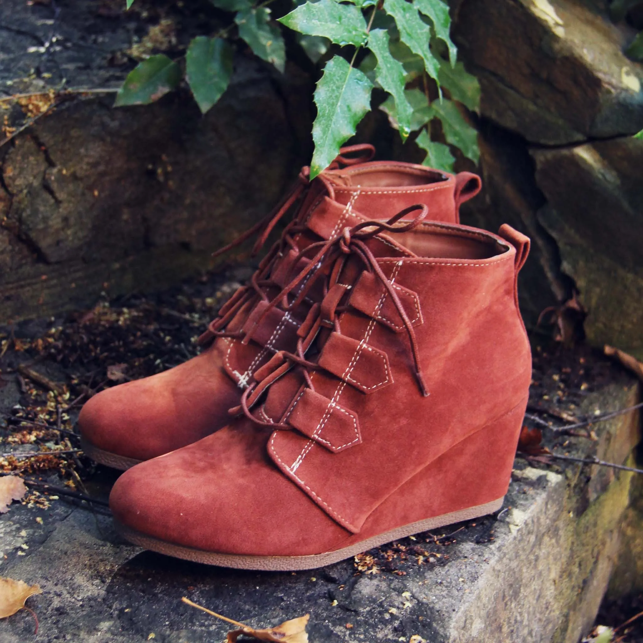 Copper Wolf Booties