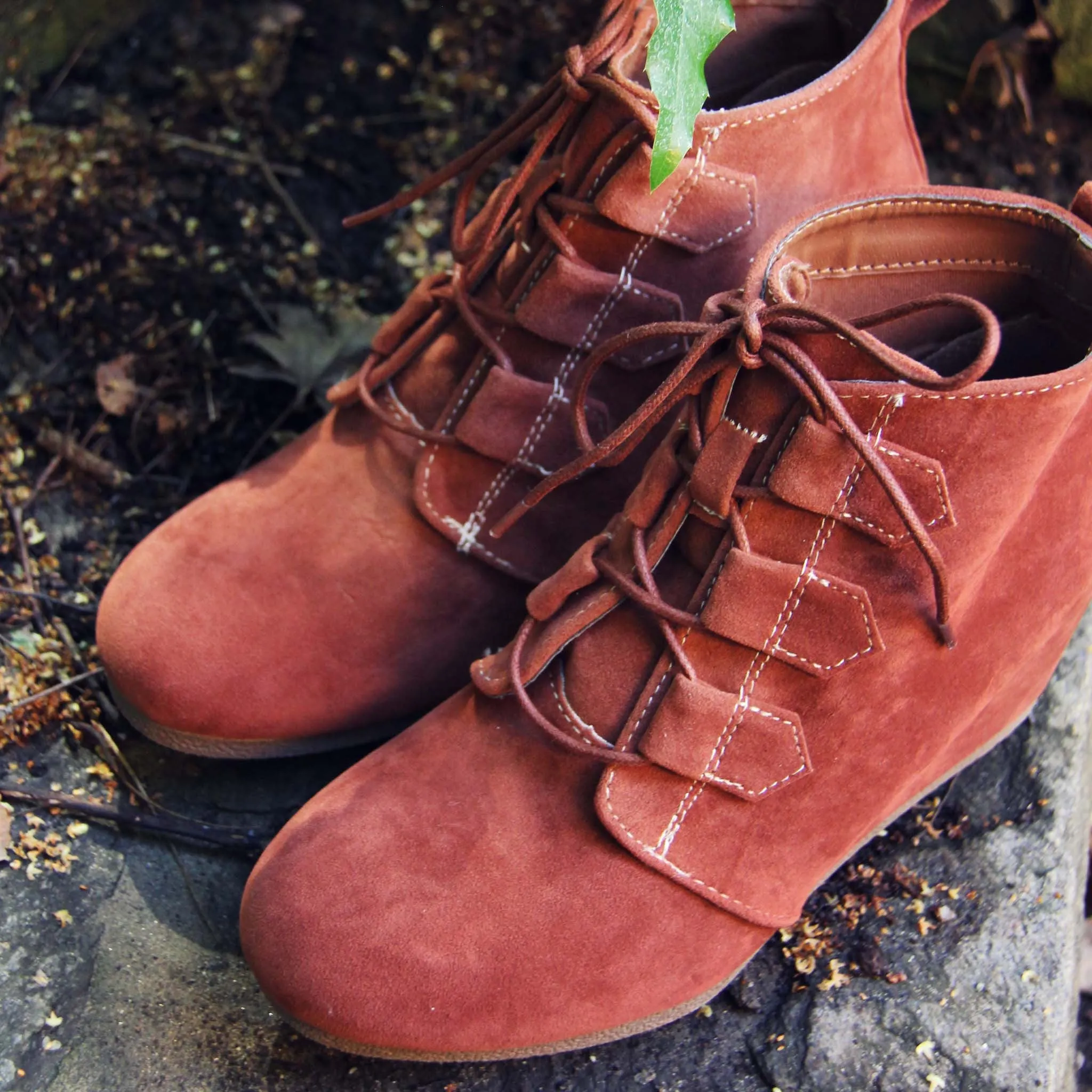 Copper Wolf Booties