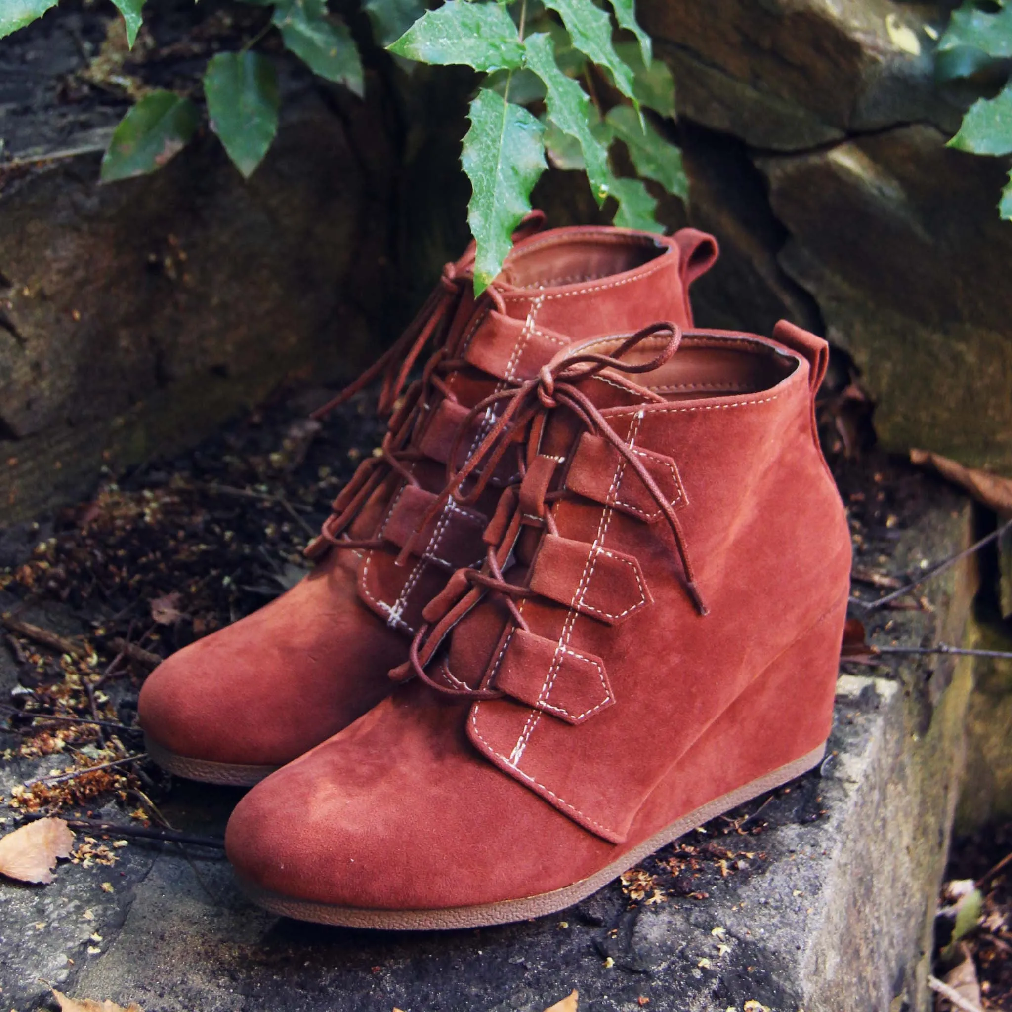 Copper Wolf Booties