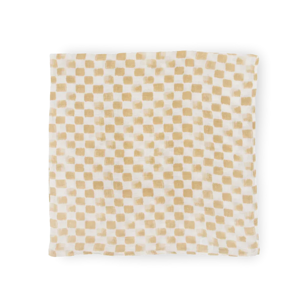 Cotton Swaddle, Adobe Checker