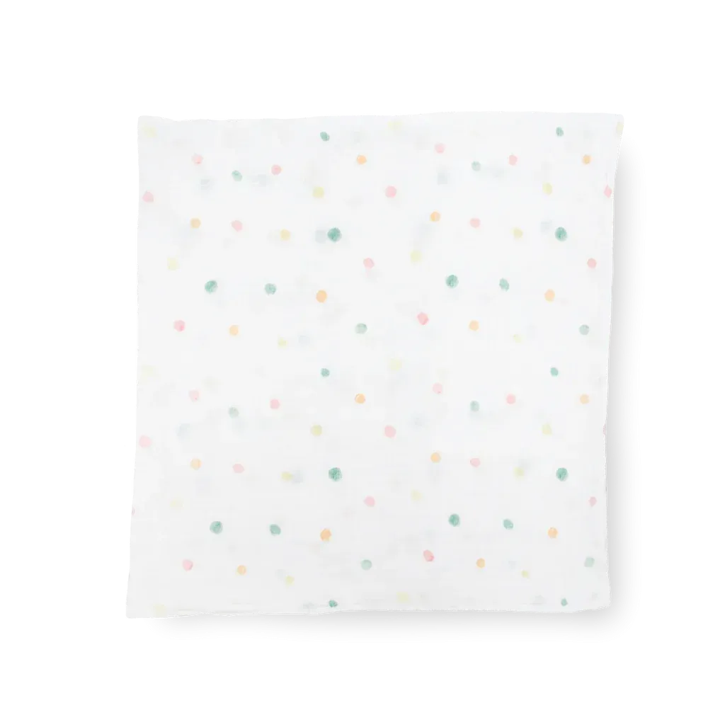 Cotton Swaddle, Party Dots