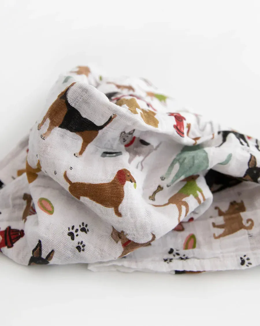 Cotton Swaddle Set, Woof