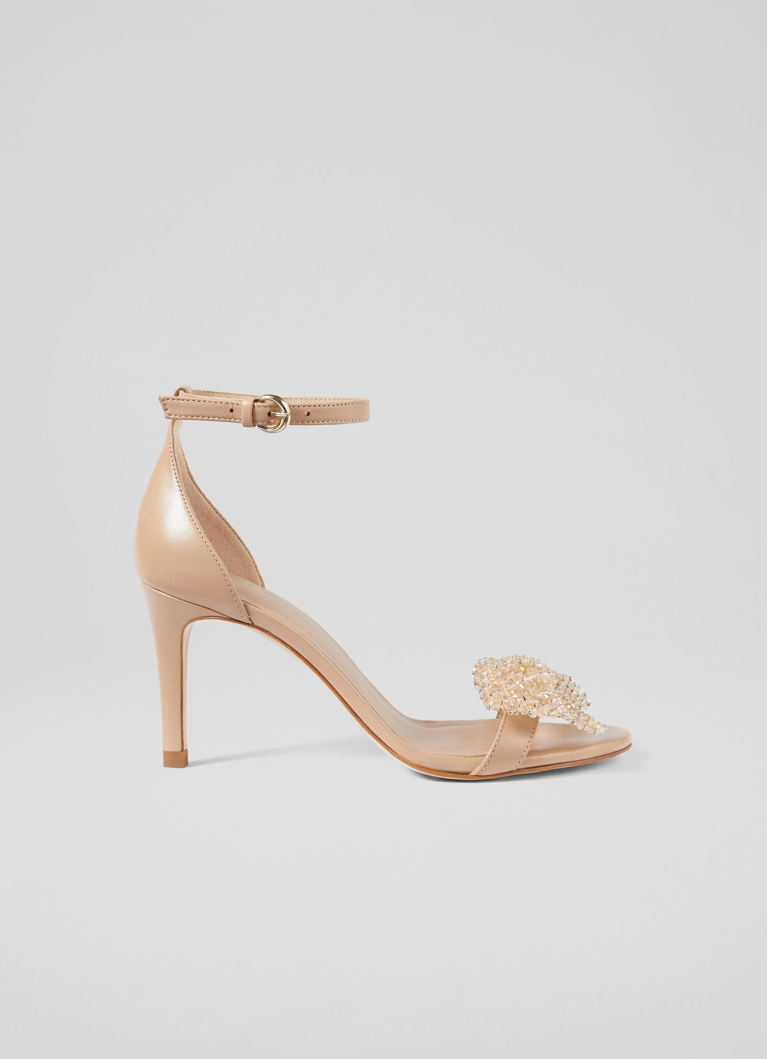 Cristabel Trench Sparkle Bow Sandals, Trench