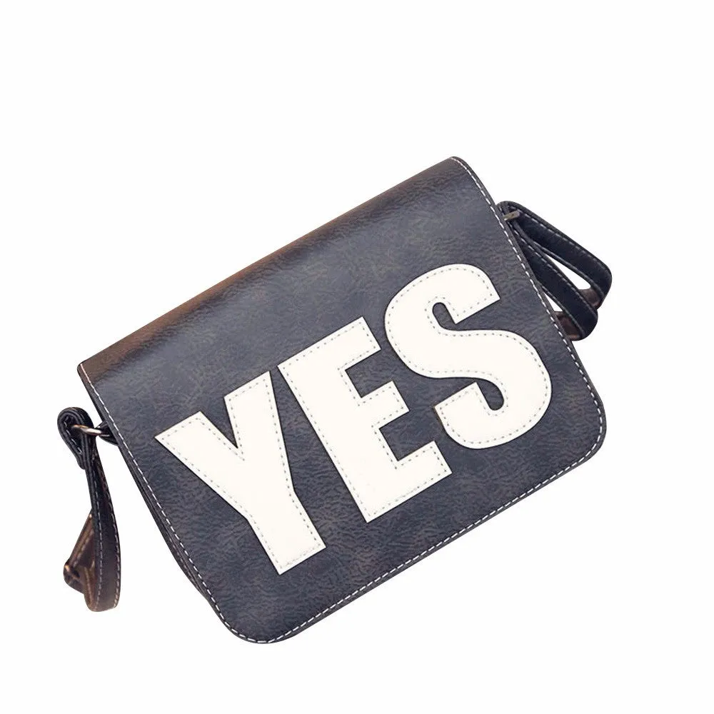 Crossbody Bags Handbags Women Famous s YES Letter Printting Messenger Bag Satchel Bolsos Femenina