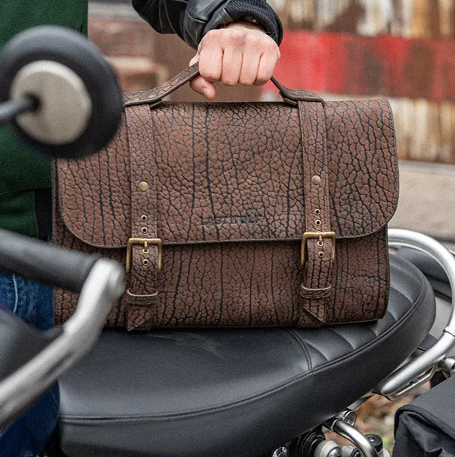 CUELLO DE TORO MESSENGER BAG - BROWN RUST