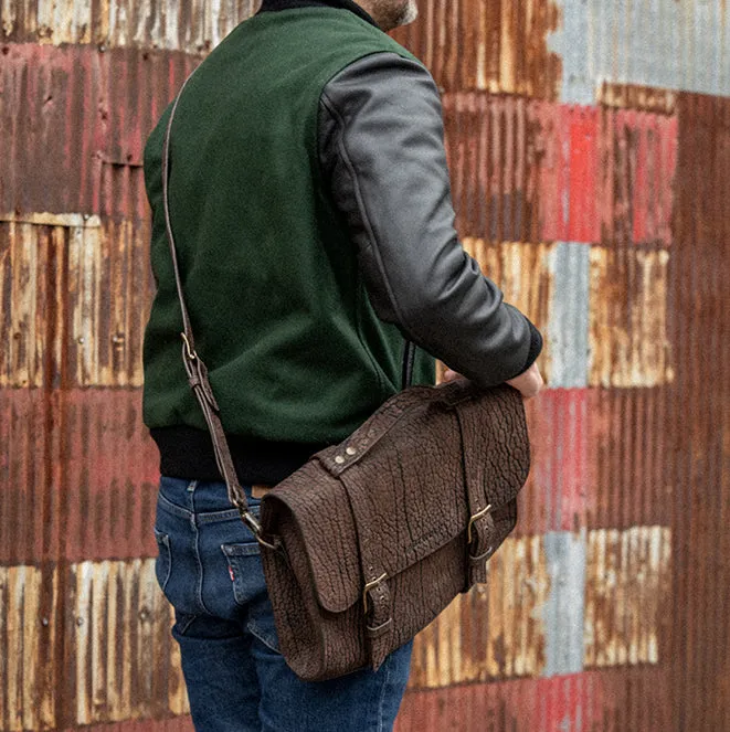 CUELLO DE TORO MESSENGER BAG - BROWN RUST