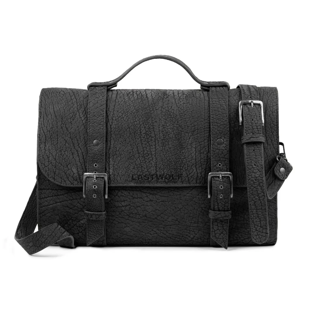 CUELLO DE TORO MESSENGER BAG - COAL BLACK