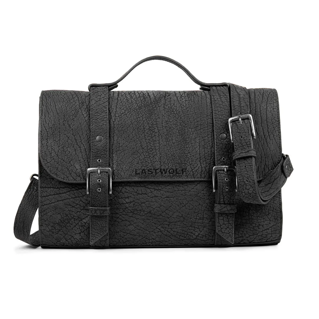 CUELLO DE TORO MESSENGER BAG - COAL BLACK