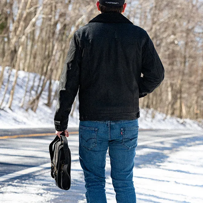 CUELLO DE TORO MESSENGER BAG - COAL BLACK