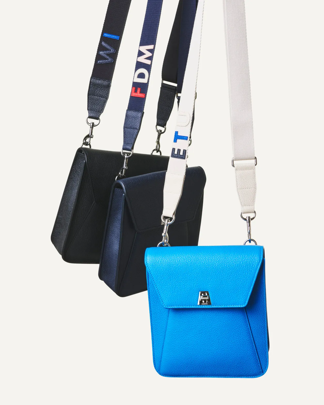 Customizable Little Anouk Messenger in Calf Leather