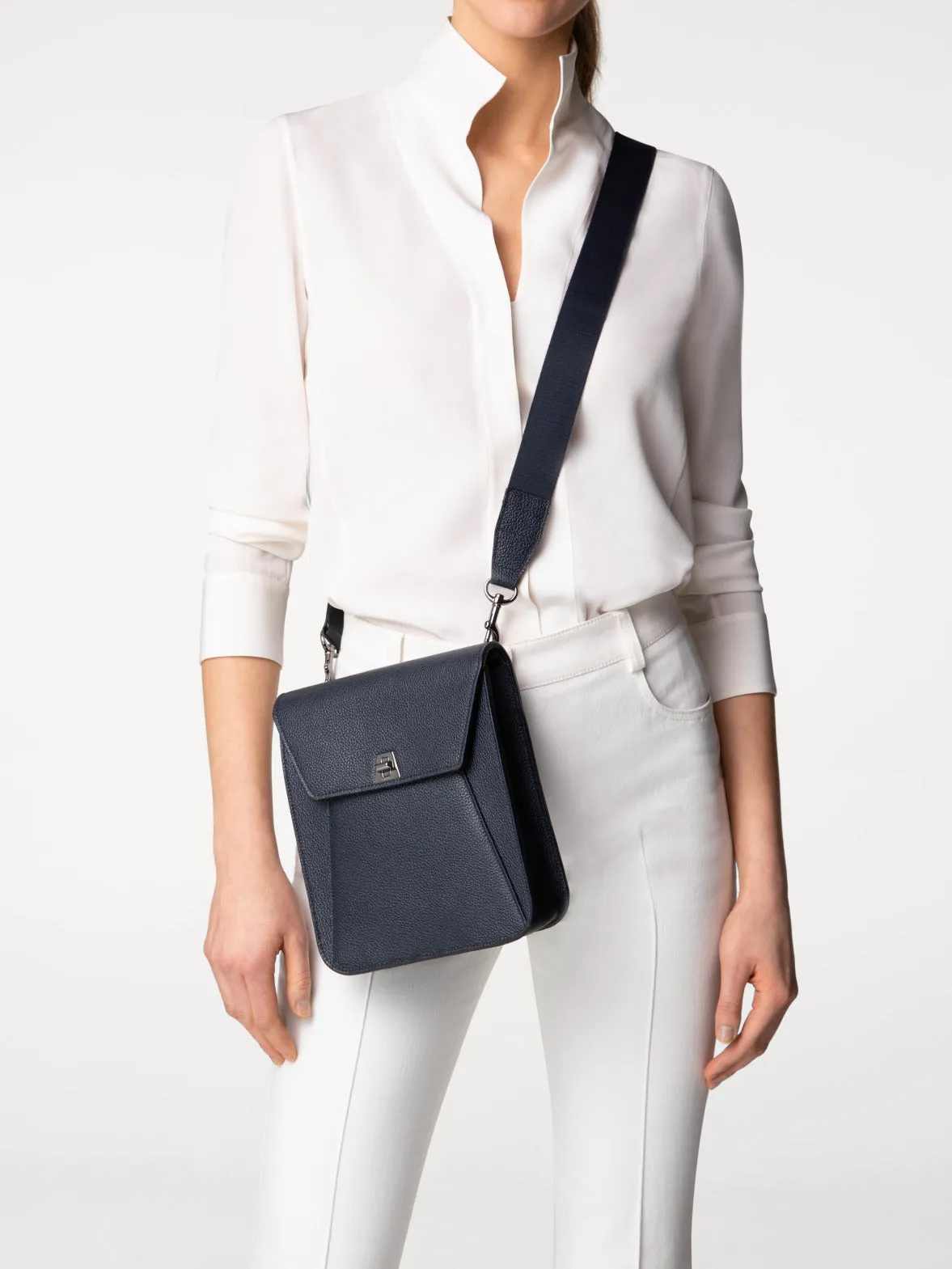 Customizable Little Anouk Messenger in Calf Leather