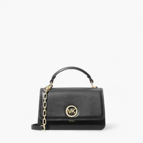 Delancey Small Leather Crossbody Satchel