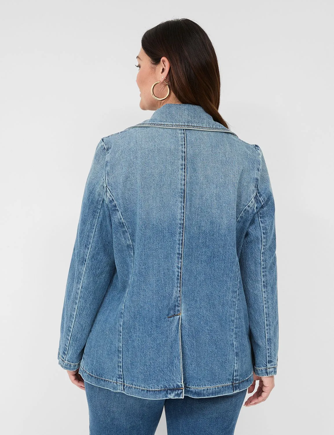 Denim Peacoat