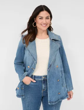 Denim Peacoat