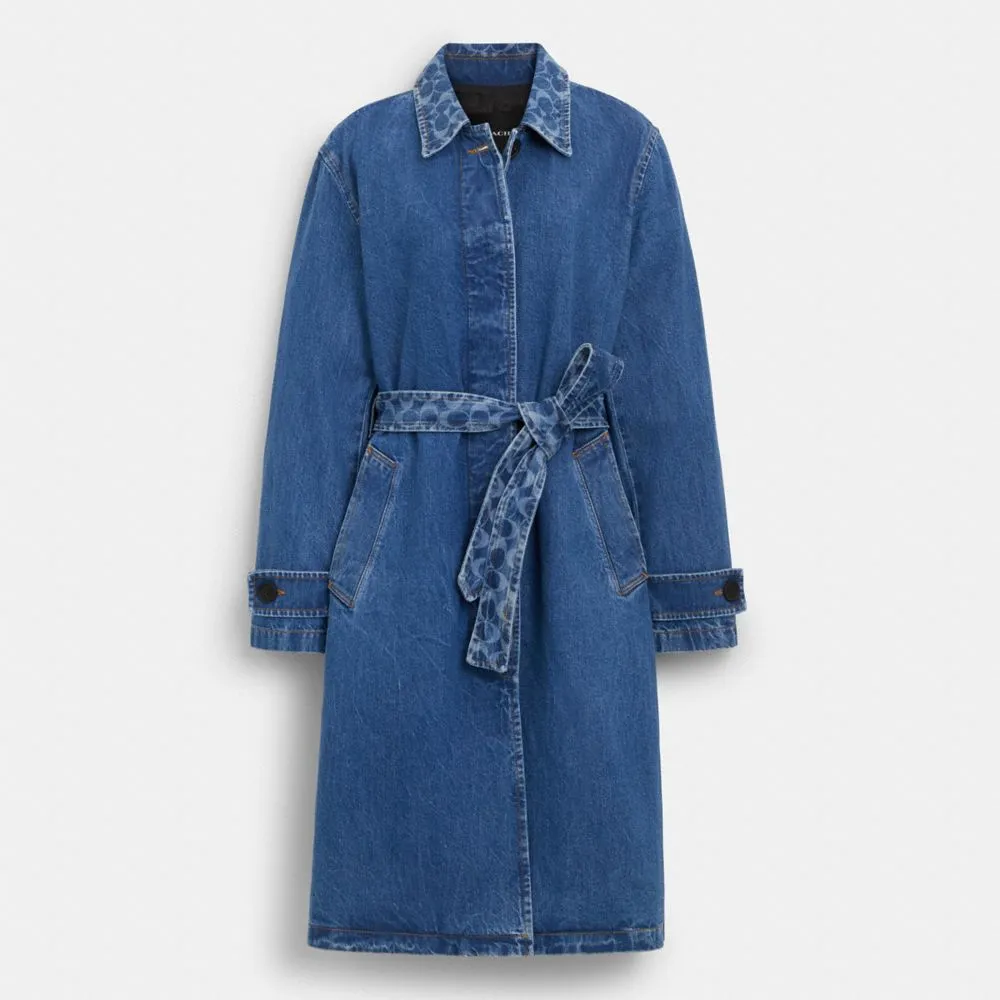 Denim Trench