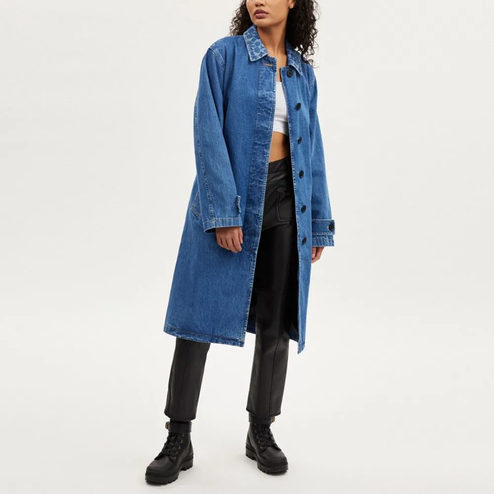 Denim Trench