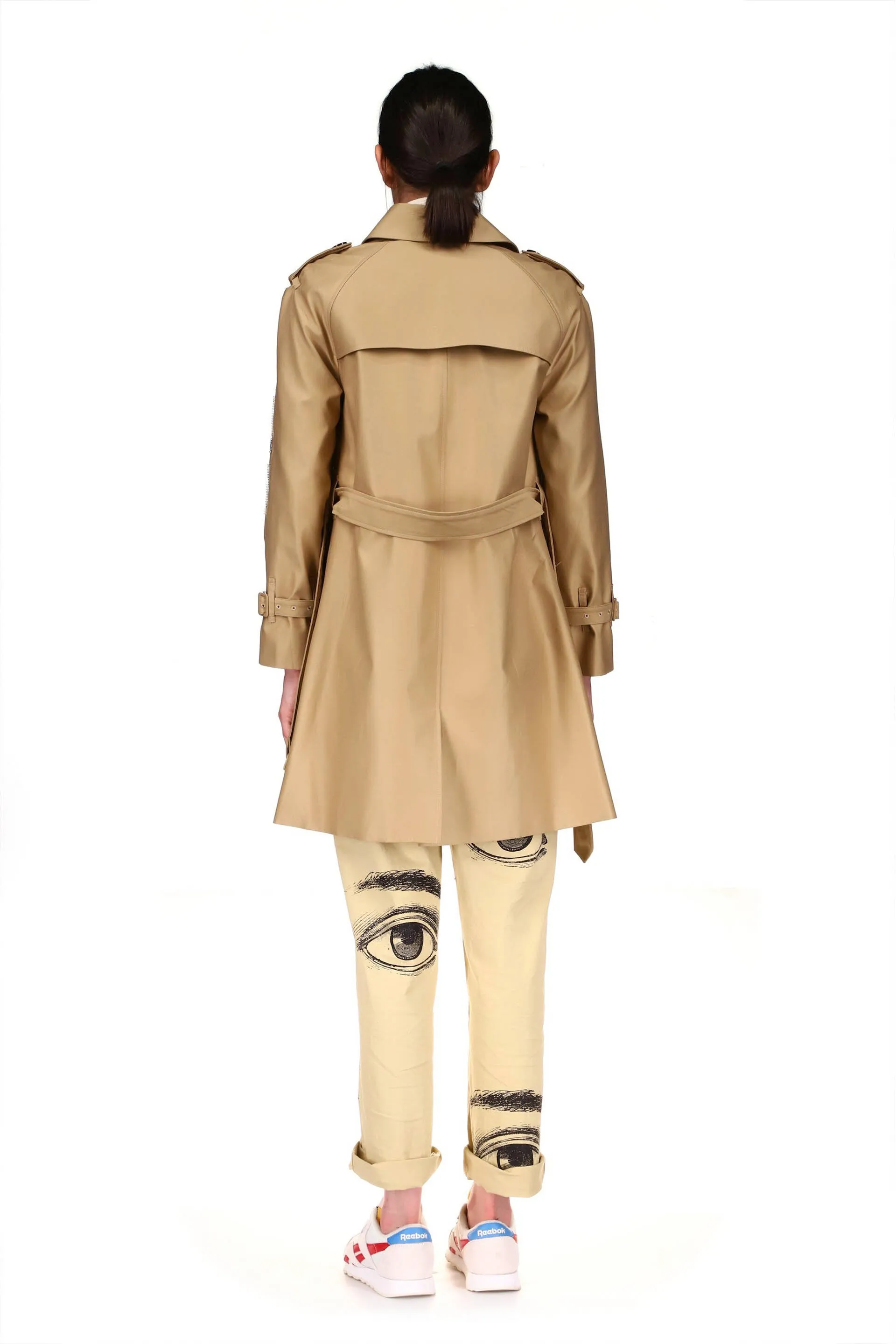 'DRIP DRIP' KHAKI TRENCH