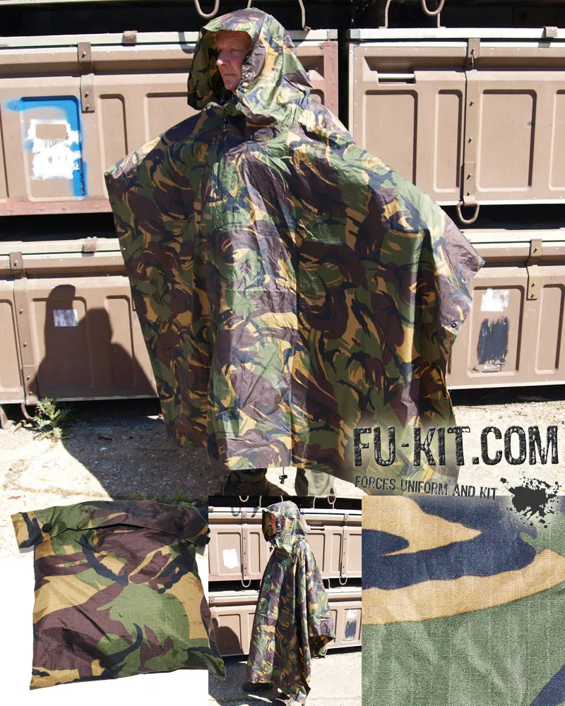 Dutch Army DPM Camo Poncho