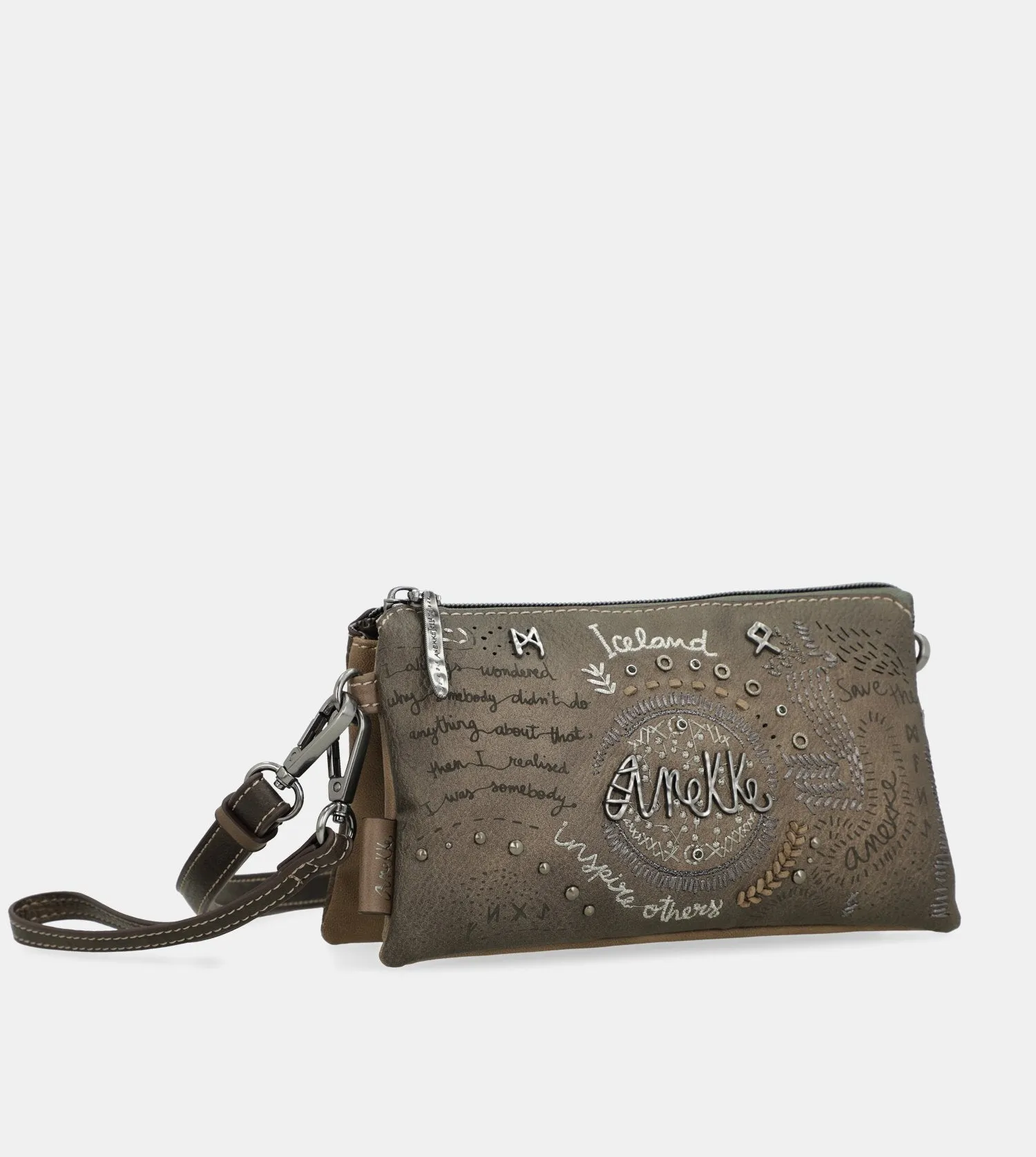 Elongated Rune Crossbody Bag